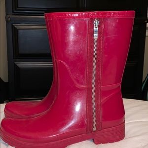 Red Rampage Rainboots